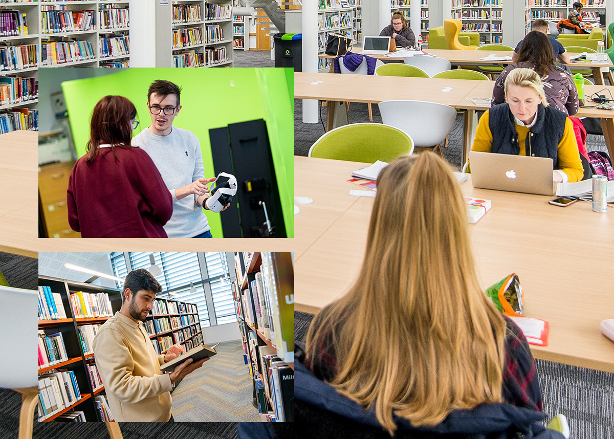 Montage UWTSD Students and Staff